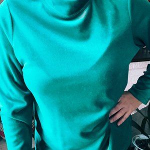 Women's Velvet Turtleneck